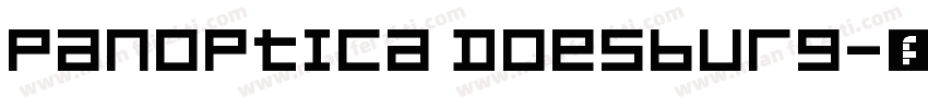 Panoptica Doesburg字体转换